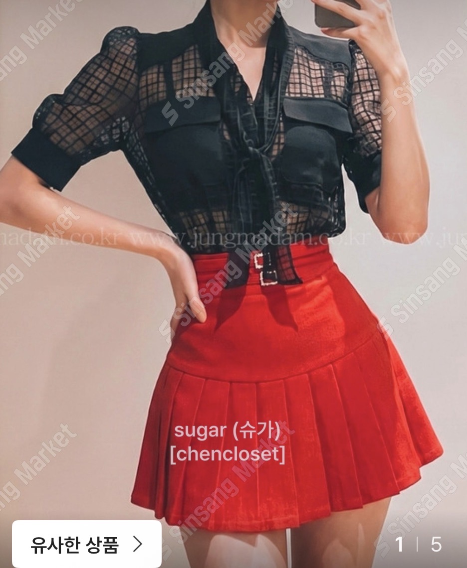 린넨 셔츠 원피스